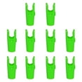 thumbnail image 1 of 10 culatines de flecha de plástico Zulema Nock Verde, 1 of 6
