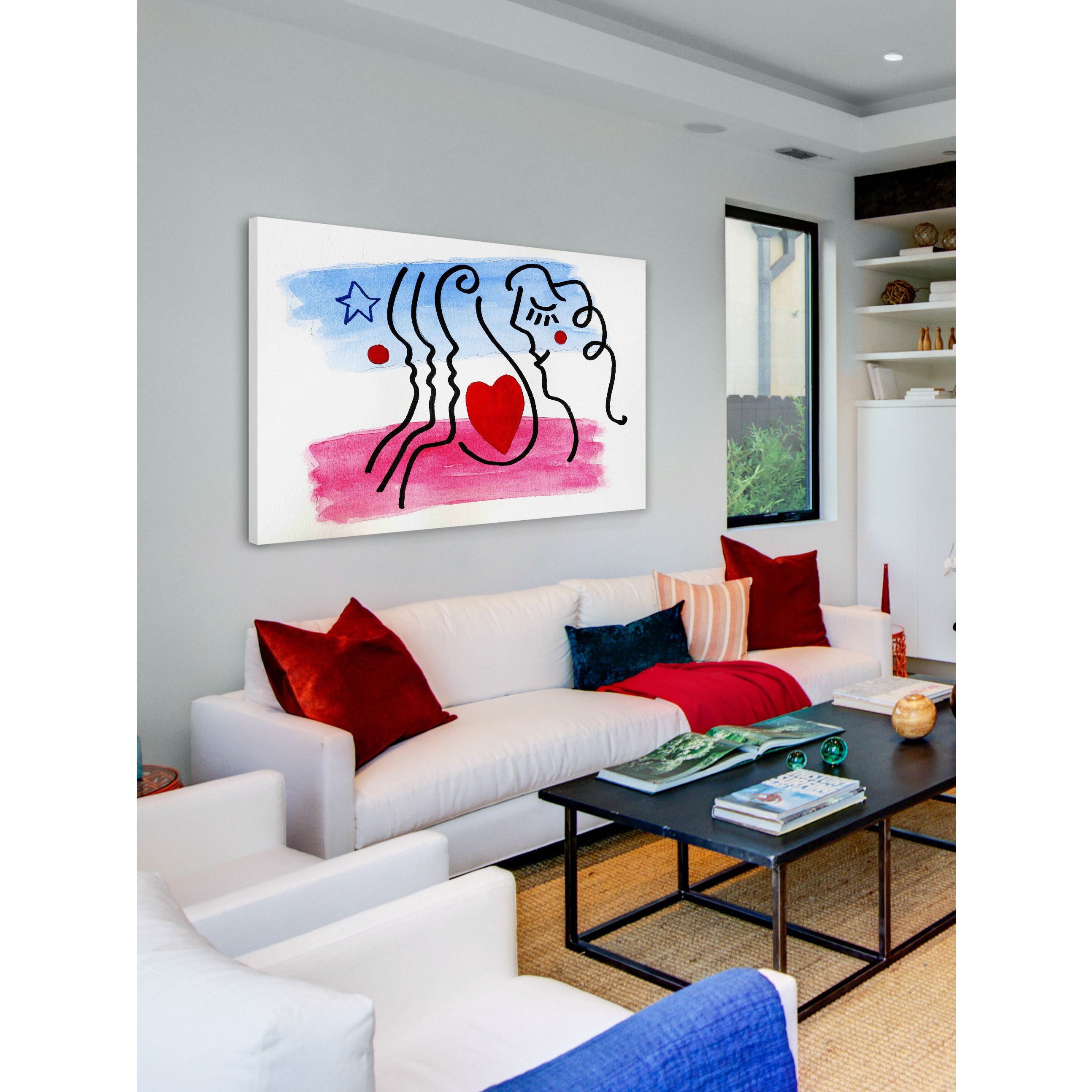 Marmont Hill "Lovers" by Wayne Ensrud Painting Print on Canvas