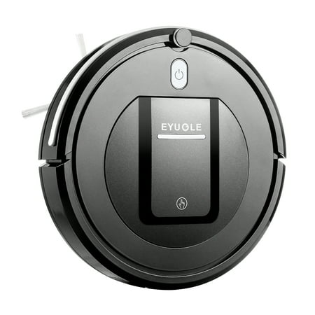 EYUGLE Automatic Robot Vacuum - Robotic Auto Home Cleaning for Clean Carpet Hardwood Floor - Cleaner Bot Self Detects Stairs - HEPA Filter Pet Hair