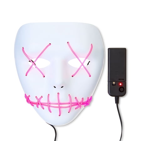 Halloween Stitched Pink Mask for Adults, Unisex, by Way To Celebrate