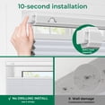 thumbnail image 3 of Allesin Zen No Drill No Tools Top Down Bottom Up Cellular Shades,Blackout Cordless Window Blinds for Indoor Windows,Easy to Install Honeycomb Blinds,White(Blackout) 24" Wx36 H, 3 of 7