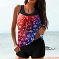 thumbnail image 2 of Stamzod Women's Swimwear 2 Piece Athletic Tankini Swimsuits with Shorts Swim Tank Tops Tummy Control Bathing Suits Multicolor R L, 2 of 5