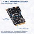 thumbnail image 4 of IOCrest SI-MPE40150 2 Port SATA III Full Height MiniPCIE Controller Card, 4 of 4