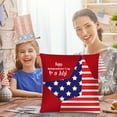 thumbnail image 2 of CXALSSY Independence Day decor, 4th of July Decor, Patriotic Decor, Fourth of July Decoration, Fourth of July Party Supplies, Independence Day Pillow Cover Pillowcase, 2 of 4