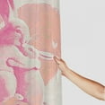 thumbnail image 3 of JEUXUS Cute Mother Kangaroo with Her Child Animals Bathroom Shower Curtain Set with Hooks White, 3 of 7