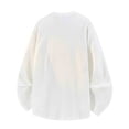 thumbnail image 5 of Dolkfu Henley Men's Long Sleeve Shirts Pullover Crew Neck T-Shirt Loose Fit Button Mens Tshirts 5X, 5 of 5