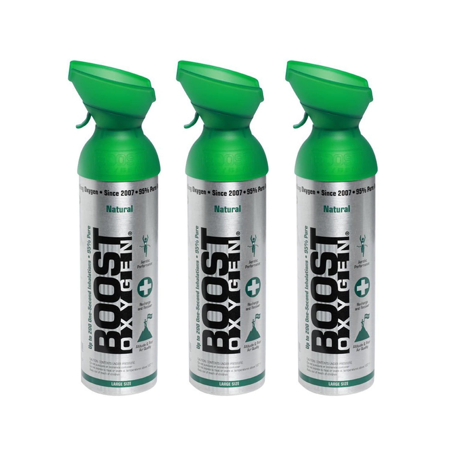 Boost Oxygen Natural Portable 10 Liter Pure Canned Oxygen Canister (3