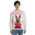 thumbnail image 4 of Happy Valentine's Day Belgian Malinois Brings Love Heart All Over Print 3D Sweatshirt Unisex Merch Sheepdog Dog Lover Gifts - 02028, 4 of 6