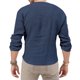 thumbnail image 4 of Blusas y camisas de manga larga con cuello en V Camisa formal con estampado de color para hombre N Blusa y camisa de manga larga con cuello vuelto Blusa para hombre, 4 of 7