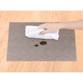 thumbnail image 3 of REGALWOVEN 6 Pack Place Mats, Placemats for Kitchen Dining Table Decor Heat Resistant Table Placemats Wipeable Table Mat Sand Black 18*12in, 3 of 7