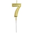 thumbnail image 2 of Gold Number Birthday Numeral Candles Number Cake Decor for Adults/Kids Party, 2 of 2