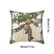 thumbnail image 3 of Christmas Pillow Cover Christmas Snowman Short Linen Printed House Decoration Pillow Pillow, 3 of 6