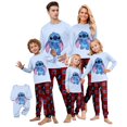 thumbnail image 1 of Conjunto de pijamas navideños a juego para la familia Stitch, pijamas a juego Merry Stitchmas, pijamas navideños a juego para la familia Stitch, pijamas navideños para la familia, niños de 4 años, 1 of 8
