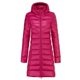 thumbnail image 1 of Chaqueta de plumón ligera para mujer, chaqueta ajustada de longitud media con capucha para otoño e invierno, talla grande, gorro de lana, 1 of 5