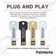 thumbnail image 5 of Unidades flash USB Paintechz Custom Key de 8 GB, paquete de 50 con logotipo, 5 of 7