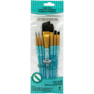 Royal & Langnickel - 12pc Zip N' Close Assorted Short Handle Artist Paint  Brush Set - White Bristle 1 