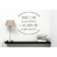 thumbnail image 3 of Have A Sister, Always A Friend Laurel Leaves Girl Vinyl Lettering Art Bedroom Wall Decal Stickers Home Decor Quote 23x23-Inch Storm Gray, 3 of 4