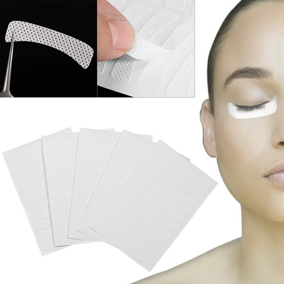 Garosa Eyelash Extension Sticker, 100Pcs Makeup Eye Sticker Soft Non-woven Eyelash Extension Tinting Tape False Eyelash Pad, Eyelash Extension Pad