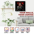 thumbnail image 2 of Black Widow Canvas Wall Art by DreamController- 14x14 inches Marval Wall Decor | HD Printed & Wooden framed wall art | Modern Wall Decor for Bedroom, Living Room, Office, Kids Room | Made in USA, 2 of 5