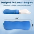 thumbnail image 6 of Lumbar Pillow for Sleeping, Adjustable Height Lower Back Support Pillow Waist Sciatic Pain Relief Cushion for Side & Back Sleepers, Ergonomic Bed Lumbar Support Pillow, 6 of 10