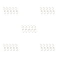 thumbnail image 1 of ZLight 10pcs Ear Clip Converters Earring Accessories Screw/Lever Non-Pierced Handmade with Loop Plastic Pads Findings Type14 5Set, 1 of 6