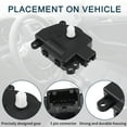 thumbnail image 3 of Reemplazo del actuador de control de la puerta de mezcla de calefacción HVAC Unique Bargains para Jeep Grand Cherokee No. 68224186AA 2 Pcs, 3 of 6