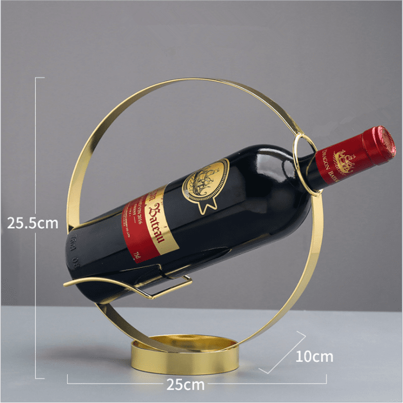 Metal Wine Display Rack Stand Nordic Creative Circular Metal Wine Rack Living Room Counter Wine Bottle Storage Walmart