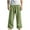 Green, variant on Mlzmgr Plus Size Linen Pants for Men S-5XL Loose Comfy Elastic Waist Lounge Pants Summer Trendy