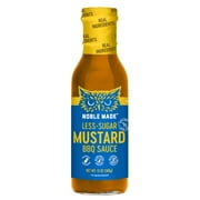 Noble Made, Less-Sugar Mustard BBQ Sauce, 13 oz