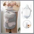 thumbnail image 5 of Wall-Mounted Foldable Laundry Basket with Mesh Design for Bathroom Storage and Organization Solution, 5 of 5