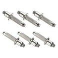 thumbnail image 1 of Protectores de bastón de aluminio Uxcell de 10mm Accesorios de puntas de bastón de trekking Paquete de 6, 1 of 5
