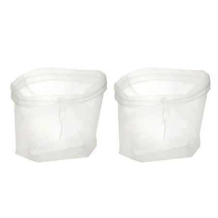 

landege 2 Pcs Reusable Nylon Fine Mesh Food Strainer Filter Bag for Home Nut Milk Cold Brew Coffee Juice (23x30cm)