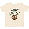 thumbnail image 3 of Inktastic Gramps Loves Me Cute Sloth and Baby Boys or Girls Baby T-Shirt, 3 of 5