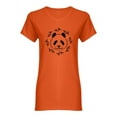 thumbnail image 1 of Ornamental Panda Head Shaped T-Shirt Women -Image by Shutterstock, Female Large, 1 of 2