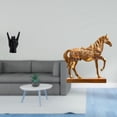 thumbnail image 2 of Estatua de resina con gesto de roca, escultura de caballo, adornos para dedos de mano, decoración creativa para el hogar, adecuada para regalar, 2 of 8