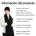 thumbnail image 2 of 3en1 Gorro Bufanda Guantes Cuelloinvierno Para Frio Unisex, 2 of 4