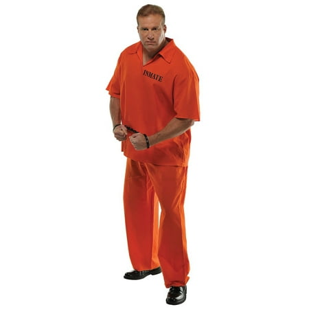 Inmate Adult Costume - XX-Large
