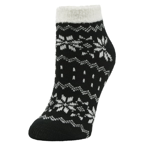 Airplus Double Layer Aloe  Black Multi Flake Low Cut Sock Female