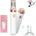 thumbnail image 4 of Yhjy Epil 3.0 Women Facial Epilator, 2-in-1 Painless Body & Facial Shaver, Rechargeable Hair Removal Kit for Face, Legs, Bikini, Pink, 4 of 9