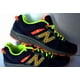thumbnail image 2 of New Balance 402 Mens 10D Running Shoes Sneakers Black w Neon Accents Lace Up EC, 2 of 6