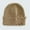 Khaki, variant on Womens Winter Beanie Hat Satin Lined Faux Fur Pom Pom Beanies Hat for Women Winter Warm Knit Hats