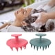 thumbnail image 4 of Cepillo Para Champú Para El Cabello, Masajeador De Cuero Cabelludo Portátil De Silicona Suave 2 Piezas Para La Relajación De La Cabeza Para El Cuidado Del Cabello ANGGREK Hair Scalp Scrubber, 4 of 8