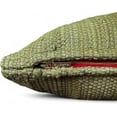 thumbnail image 5 of PILLOWPIA Chindi Handwoven Lumbar Pillow Cover, 14" x 24", Cotton with Brass Zipper- Moss, 5 of 9