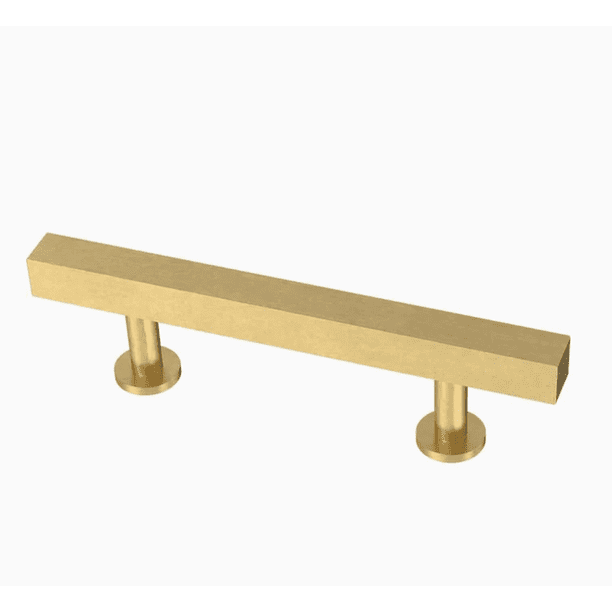 Brainerd P37333W117 3" Brushed Brass Square Bar Pull