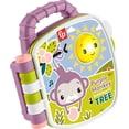 thumbnail image 1 of Libro de cuentos musical Toy Fisher-Price Baby Monkey, morado, 6+M, 1 of 6