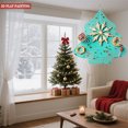thumbnail image 2 of Metal Hanging Tree-Shaped Wind Decorations - Festive Garden Spinners with Intricate Snowflake Design for Yard and Garden Decor, 2 of 7