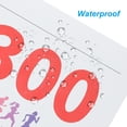 thumbnail image 5 of Uxcell Tearproof Running Bib Numbers 7x6 Inch, 1-300 Medals Waterproof Competitor Numbers with Safety Pin, 5 of 7
