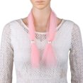 thumbnail image 3 of Women Mesh Scarf Decorative Vintage Fake Pearl Summer Scarf Neckerchief Scarf, 3 of 10