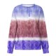 thumbnail image 4 of ICHUANYI Clearance Women's Round Neck Fashion Casual Long Sleeve Print Sweatshirt Tops Blouse(Purple, M) ICHUANYI WER2023080900788, 4 of 5