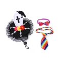 thumbnail image 1 of Mascota perro Cosplay pajarita moda disfraz accesorios Halloween vestir, 1 of 5